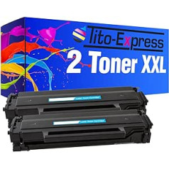 „Platinumserie® 2 Toner XL Black for MLT-D101S“ suderinamas su „Samsung ML-2160 ML-2161 ML-2162 ML-2165 ML-2165W ML-2168 SCX-3400 SCX-3400F SCX-3401 SCX-3405 SCX-3405F SCX-3400F SCX-3401 SCX-3405 -3405W SF-760P