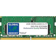 4 GB DDR4 2400 MHz PC4-19200 260 PIN SODIMM RAM, skirta Intel 27 colių Retina 5K IMAC (2017 m.)