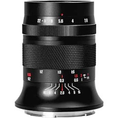 Meike 60 mm f2.8 lielas apertūras APS-C rāmja makro manuālais fokuss Prime Fiksēts fokusa attālums Nikon Z-Mount kamerām Z50 Z30 Zfc un saderīgs ar Z5 Z6 Z7 APS-C režīmā