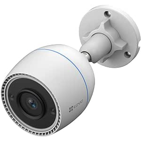 EZVIZ C3TN āra novērošanas kamera, 1080P CCTV WiFi kamera ar 30 M nakts redzamību, kustības noteikšana, IP67 ūdensizturīgs, saderīgs ar Alexa, Google Home (C3TN 1080P)