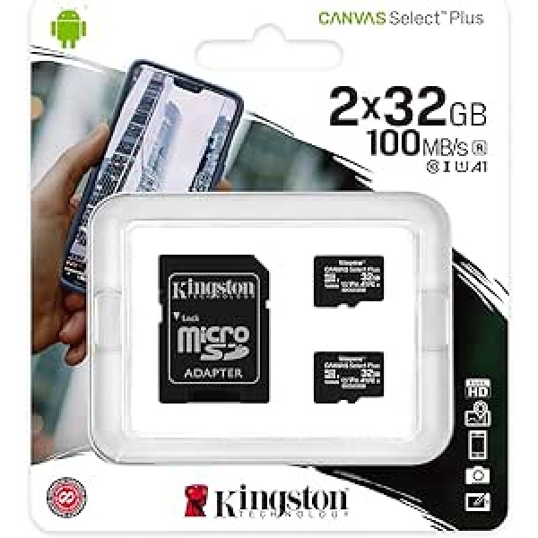 Kingston Canvas Select Plus microSD Card 32GB