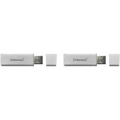 Intenso Ultra Line 64 GB Memory Stick USB 3.2 Gen 1x1 Silver (2 iepakojumā)