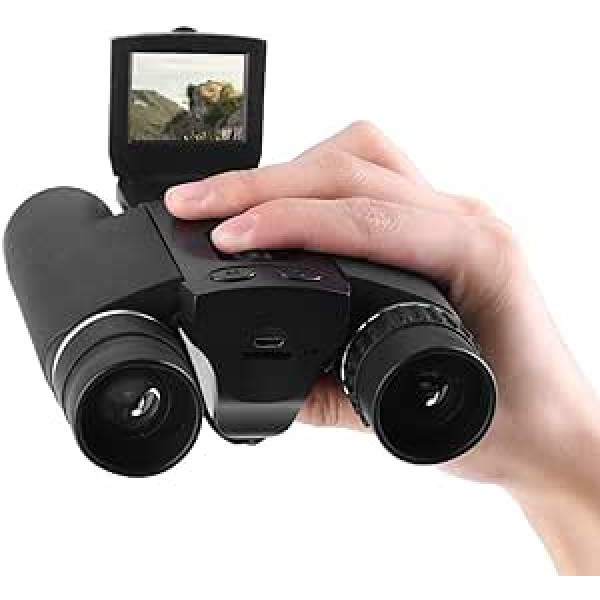 1.5 Inch LCD Display Digital Camera Binoculars, 10 x 25 HD Digital Telescope Zoomable with Recording Function for Capturing Pictures and Videos, Outdoor Sports, Bird Watching