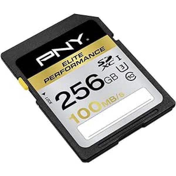 PNY Speicherkarte SDXC Elite Performance 256GB 100MB/s 10 Class UHS-1 U3