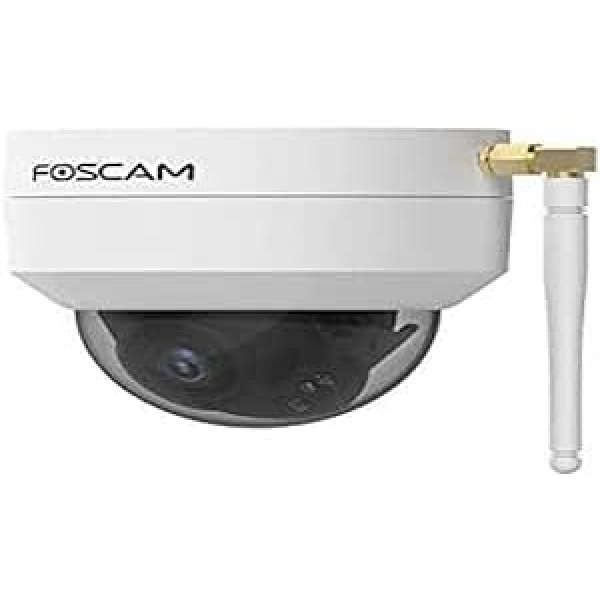 Foscam D4Z IP novērošanas kamera āra pretvandalikas IK10 balta 4 megapikseļu tālummaiņa x4 saderīga ar Alexa Intelligent Human Detection