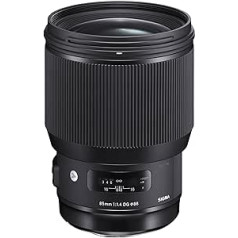 Sigma 85 mm F1.4 DG HSM Art objektīvs (86 mm filtra vītne) objektīva stiprinājums, melns