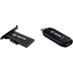 Elgato Game Capture 4K60 Pro MK.2 (4K60FPS HDR Capture, PCI x 4 (Internal) and Passthrough) & Cam Link 4K, Live Stream and Record with DSLR, Action Cam or Camcorder in 1080p60 or 4K