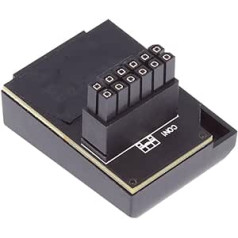 cablecc 12VHPWR vīrišķais–sieviešu adapteris PCI-E 5.0 ATX3.0 jaudas modulārais pagarinājums uz leju 90 grādu leņķī 3080 3090TI PSU 16 pin 12+4P grafikas kartei