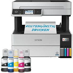 „Epson EcoTank ET-5170 4-in-1“ daugiafunkcis spausdintuvo kopijavimo aparatas, skaitytuvas, spausdintuvas, faksas, A4, ADF, dvipusis, „WiFi“, eternetas, ekranas, USB 2.0, didelė rašalo talpykla, didelis našumas, maža puslapio kaina