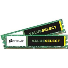 Corsair CMV8GX3M2A1333C9 Value Select 8GB (2x4GB) DDR3 1333Mhz CL9 standarta darbvirsmas atmiņa