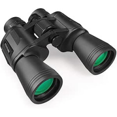 20 x 50 High Power Military Binoculars, Compact HD Professional/Daily Waterproof Binoculars Telescope for Adults Bird Watching Travel Hunting Football BAK4 Prism FMC Lens with Case and Strap