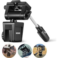 NEEWER Car Window Mount for Spotting Scope with Swivel Handle, Durable, Suitable for SLR Camera & Telescope, 360° Swivel and 120° Tilt for Watching Wildlife, Bird Watching & Exploration