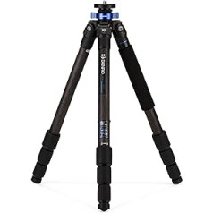 Benro tma28 °C Mach3 9x CF Series Twist Lock 4 Section, 2 Tripod, Monopod Conversion (Black)