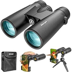 Ultra HD 10x42 Binoculars for Adults - FMC Coating and Bak4 Prism for Unparalleled Clarity - with Smartphone Adapter, Tripod - Ideal for Bird Watching and Outdoor Adventures