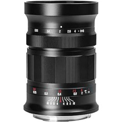 Meike 25 mm f0.95 manuālā fokusa objektīvs ar lielu diafragmas atvērumu, kas ir savietojams ar Nikon Z stiprinājuma kamerām Z50, Z5, Z6, Z7 APS-C režīmā