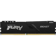 Kingston FURY Beast 16GB 3200MHz DDR4 CL16 galddatora viena moduļa atmiņa KF432C16BB1/16