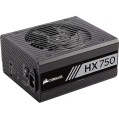 Corsair HX Series 80Plus Platinum (pilnībā modulāra kabeļa pārvaldības ATX datora barošanas avots)