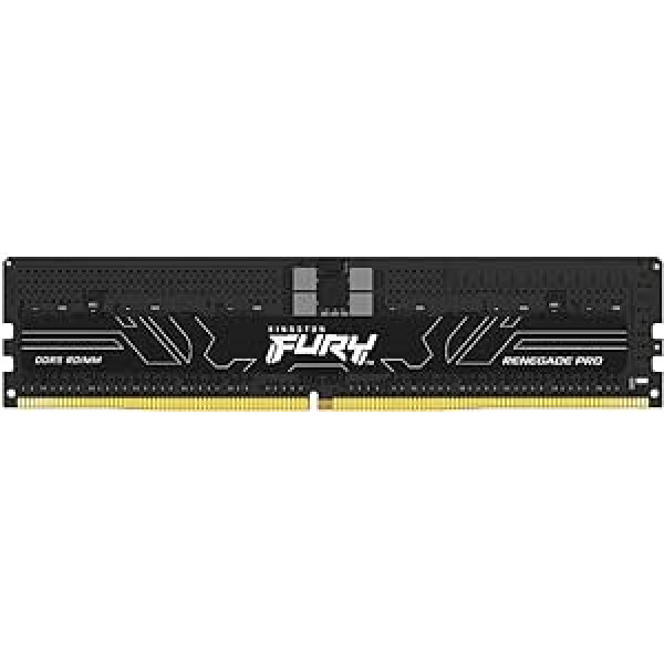 Kingston Fury Renegade Pro PnP 128GB 4800MT/s DDR5 ECC Reg CL36 DIMM Memory Overclockable ECC Registered DIMM Kit with 4 - KF548R36RBK8-128