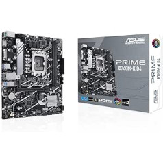 ASUS Prime B760M-K Gaming Motherboard Socket Intel LGA 1700 (Intel B760, mATX, DDR5 Memory, 2X PCIe 4.0 M.2, Aura Sync)