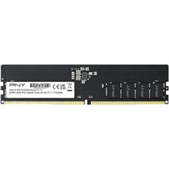 PNY Performance DDR5 16GB 4800 MHz DIMM Desktop Memory Unbuffered CL40 1.1V, MD16GSD54800-TB, Black, 8GB