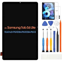 LCD ekrāns Samsung Galaxy Tab S6 Lite SM-P610 SM-P615 10,4 collu LCD displejs SM-P610 SM-P615 P610 P615 Rezerves skārienekrāna ciparu pārveidotāja komplekts ar remonta komplektu