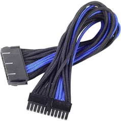 SilverStone SST-PP07-MBBA; ATX 24pin to MB-24pin_300mm, black blue