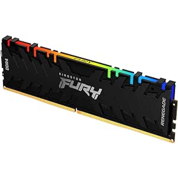 Kingston Fury Renegade RGB 8GB 4000MHz DDR4 CL19 galddatora viena moduļa atmiņa KF440C19RBA/8