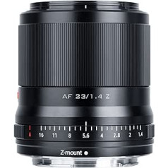 VILTROX 23 mm F1.4 Z lielas apertūras APS-C automātiskā fokusa objektīva atbalsta acu vadības objektīvs Nikon Z-Mount Camera Z5 Z6 Z7 Z50 Z6Ⅱ Z7Ⅱ