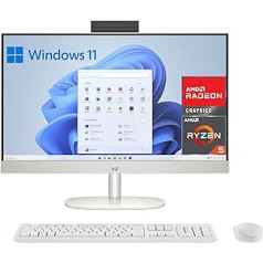 HP 24-cr0007ss 23,8 collu AMD Ryzen 5 7520U 16 GB LPDDR5-SDRAM 512 GB SSD viss vienā datorā Windows 11 Home