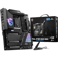 MSI MEG Z790 ACE MAX Motherboard, E-ATX - Supports 12th, 13 and 14th Gen Intel Core Processors, LGA 1700, DDR5 7800+MHz/OC, PCIe 5.0 x16, M.2 Gen5, Dual 2.5G LAN, Wi-Fi 7, Thunderbolt 4