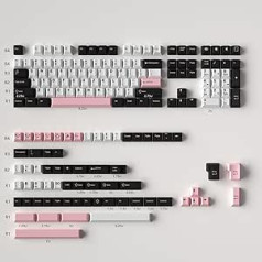 Olivia Doubleshot 171 taustiņi, Cherry profila taustiņu vāciņi, pielāgoti tastatūras taustiņi ISO ANSI, kas paredzēti Cherry MX Gateron Kailh Switch mehāniskajām tastatūrām