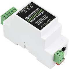 RS485 į RJ45 eterneto keitiklis Pramoninis nuoseklusis serveris TCP/IP į nuoseklųjį modulį palaiko Modbus šliuzą, MQTT/JSON į Modbus ir kelių ryšio režimus, bėgio montavimo palaikymą