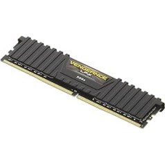 Corsair CMK8GX4M1A2666C16 Vengeance LPX 1 x 8GB galddatora atmiņas komplekts (DDR4, 2666MHz) melns