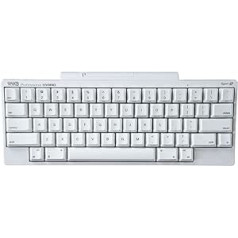 HHKB profesionālā hibrīda tipa S sniega tastatūra, balta, bezvadu mehāniska 60% kompakta tastatūra, pārnēsājams kluss taustiņu slēdzis, Bluetooth un USB-C, drukāts taustiņu vāciņš