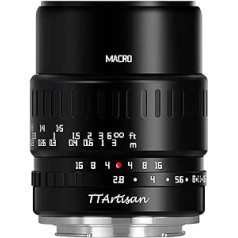 TTTartisan 40 mm F2.8 APS-C makro objektīvs kukaiņiem Juvelierizstrādājumu portrets klusās dabas savietojams ar Fuji X-Mount