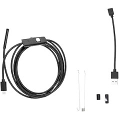 USB Endoskop Inspektion Kamera Borescope Wasserdicht ar 6 LED Leuchten saderību ar Android Win XP/7/8/9/10 2 m