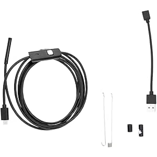 USB Endoskop Inspektion Kamera Borescope Wasserdicht ar 6 LED Leuchten saderību ar Android Win XP/7/8/9/10 2 m