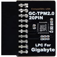 NewHail TPM2.0 moduļa LPC 20 kontaktu modulis ar Infineon SLB9665 Gigabyte mātesplatei, kas ir savietojams ar GC-TPM2.0