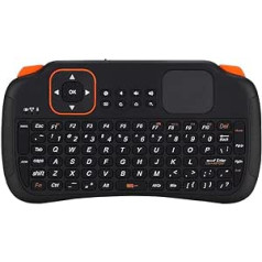 2,4 G bezvadu tastatūra, USB minitastatūra ar skārienpaliktni, uzlādējama 83 taustiņu tastatūra, ergonomisks roku dizains, piemērots spēļu cienītājiem