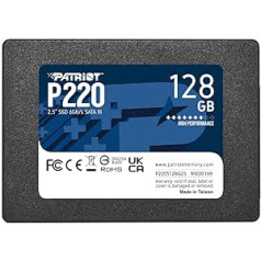 Patriot Memory P220 Internal Solid State Drive 128GB SSD SATA 3 2.5 Inch