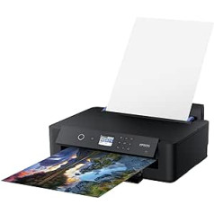 Epson Expression Photo HD XP-15000 DIN A3 Tintenstrahldrucker (nur Druck, WiFi, Ethernet, Duplex, 6,1 cm displejs, Einzelpatronen, 6 Farben, bis DIN A3+), schwarz