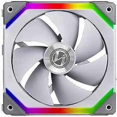 Lian Li UNI Fan SL120 RGB PWM ventilators balts 120 mm datora korpuss ventilators balts RGB (P x A x D) 122