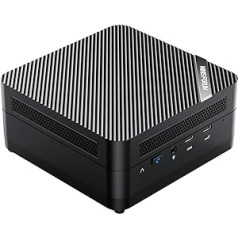 MINIS FORUM Mini PC UM690S, AMD Ryzen 9 6900HX 8 kodolu centrālais procesors 32 GB DDR5/1TB SSD mini galddators, HDMI/USB 4 ports, WiFi, BT, USB3.2 Type-A × 4