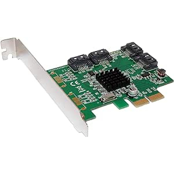 KALEA-INFORMATIQUE PCI Express PCIe kontrolieris-Karte auf 4 porti SATA ar Marvell 88SE9230 Chipsatz - RAID 0 1 10