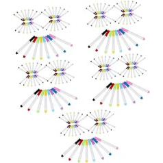 Ciieeo 200 Stk Löschbarer Baltās tāfeles marķieris Tinte Trocken Abwischbare Marķieris Mit Feiner Spitze Abwaschbare, Trocken Abwischbare Marķieris Kind Stift Unterschreiben Daudzfunkcionāla plastmasa