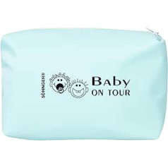 „Söhngen Baby on Tour“ pirmosios pagalbos krepšys, mėlynas (užtraukiama kišenė mažiems vaikams, dengtas nailono audinys, tvirtas, su karštligės termometru, manekenas, tvarsčių medžiaga, dantukai) 0350007b