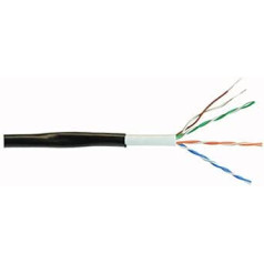 Pro Power CAT5EO/DHIGHSPEC100 Ethernet-Kabel für den Außenbereich, Cat5e, UTP, 100 m, Schwarz