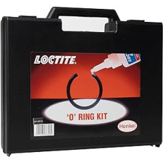 LOCTITE 406 O-gredzenu komplekts, Werkzeuge für Notfallreparatur von O-Ringen, O-Ring-Set ar LOCTITE 406 Kleber, Werkzeug-Set zum Herstellen und Befestigen von O-Ringen, 1 x O-Ring-Kit