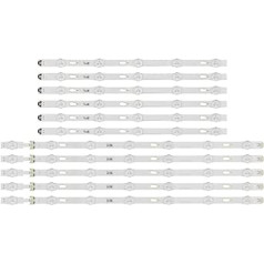 BOLORS Neue 12 PCS Led-hintergrundbeleuchtung Streifen priekš UE49MU6175 UE49KU6100K BN96-40633A 40632A V6DU-490DCA-R0 490DCB-R0 MU6100-49INCH-R0