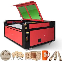 130 W CO2 Laser Engraving Machine Sihao 1400 x 900 mm Laser Engraver Laser Cutter Co2 Engraving Tool Plotter Machine 220 V Europlug RDWorksV8 USB for Paper/Plastic/Leather/Glass/Ceramic/Resin/Wood